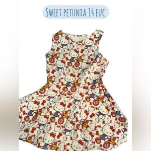 Sweet petunia size 14 girls hello kitty dress